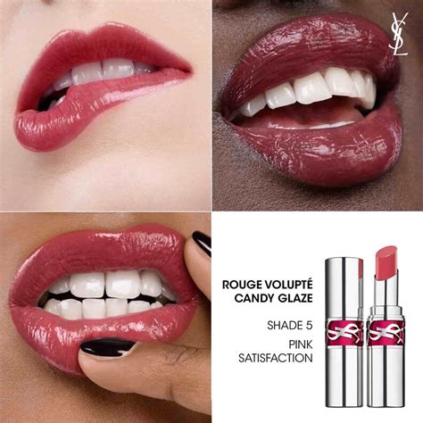 ysl gloss volupte 206|YSL candy glaze 05.